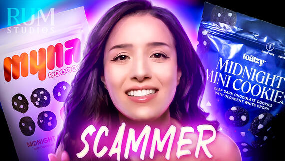 Pokimane Myna Controversy Thumbnail © 2024 RUM studios.